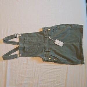 NWT Judy Blue army green overalls skirt